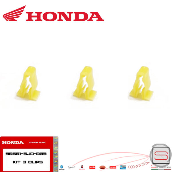 10 Clip Carenatura Originali Per Honda SH 125 150 300 350, Nylon Rinforzato, Fissaggio Scudo E Parafanghi